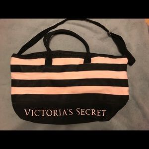Victoria Secret Bag. Pink & Black. USED.